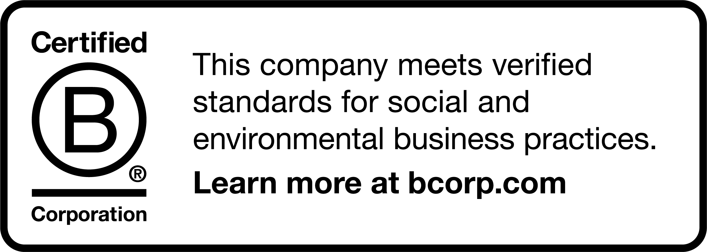 B Corp Verified Standards
